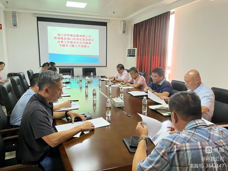 英国上市公司365召开贯彻落实海口市深化国资国企改革工作座谈会会议精神专题学习暨工作部署会